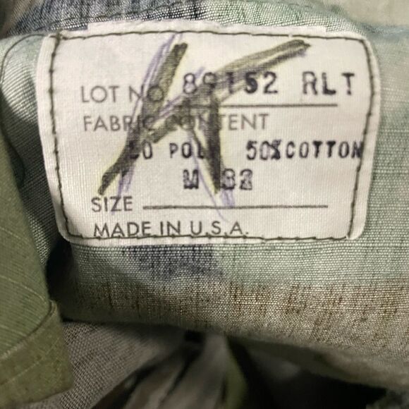 Military Stripe Flower Camo Pants Gung Ho Vintage Size 32 - Picture 6 of 12